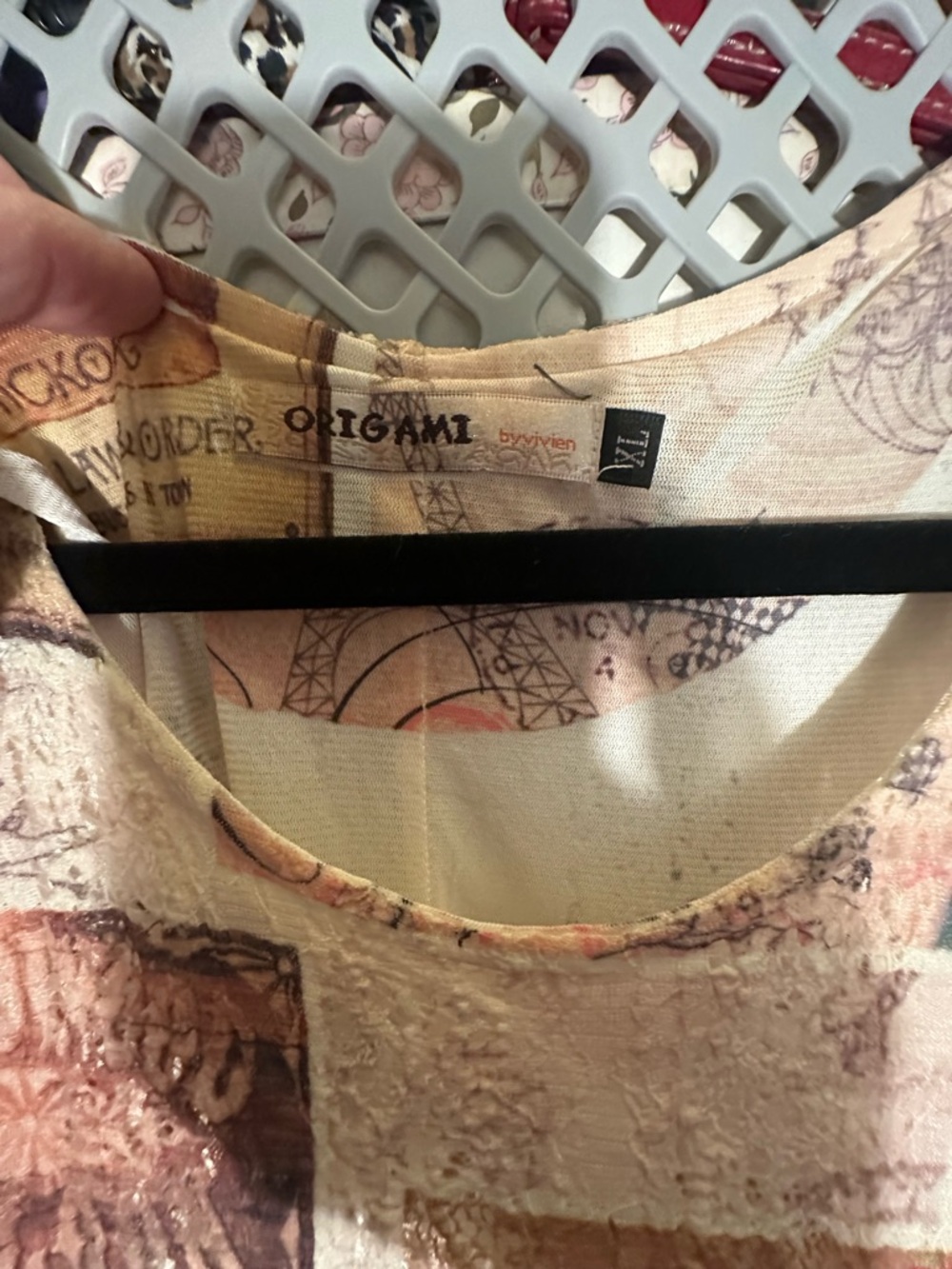 Vintage Floral Patchwork tank top and kimono in Blush Rose Rodeo theme. - Picture 3 of 7